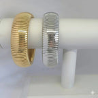 (MBRA-36) Pulsera de cadena Omega gruesa de acero inoxidable de 20 mm.