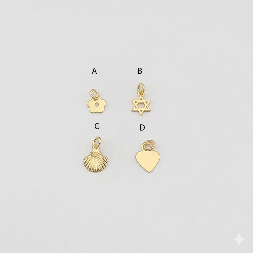 (1-2001) Laminado de oro - Colgantes pequeños - BGF