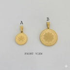 (4-2003) Acero inoxidable - Colgantes de monedas.