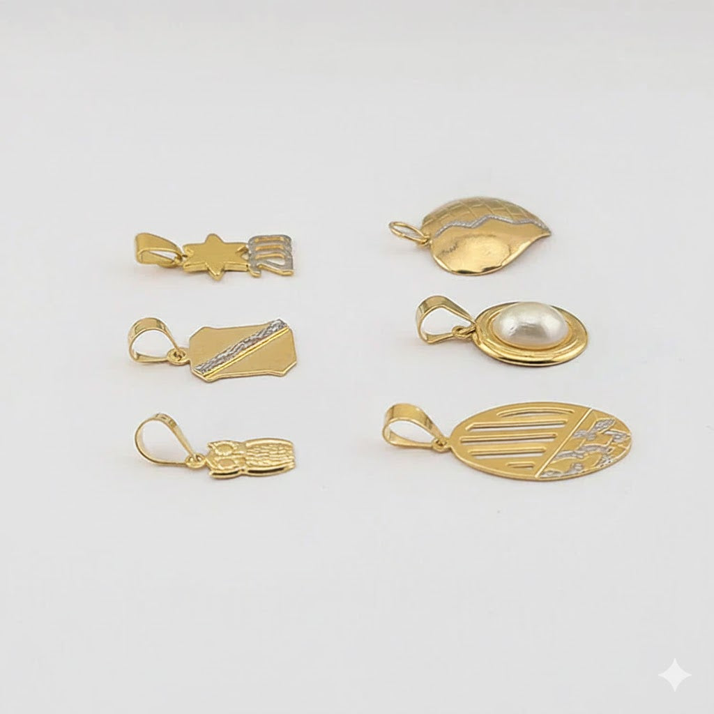 (1-2002) Colgantes de laminado dorado - BGF