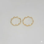 (1-3016-2) Anillo Zig Zag Laminado Dorado - BGF