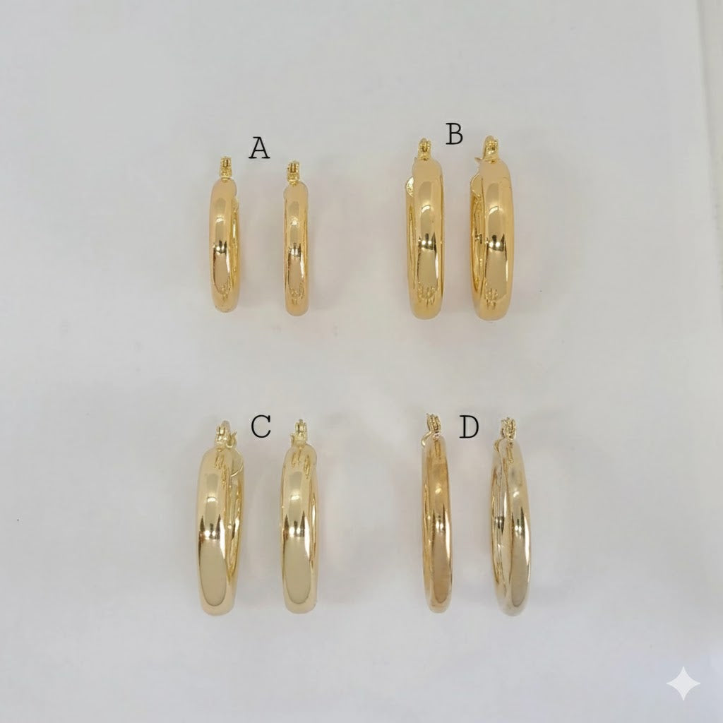 (1-2853) Laminado Oro - Aros Lisos - BGO