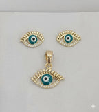 (1-6120) Laminado dorado - Juego de ojos - BGO