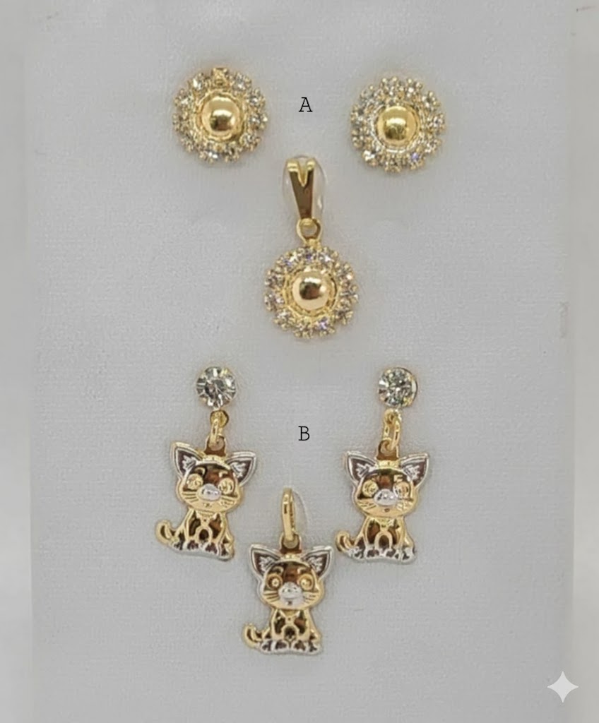 (1-6450) Juego de laminado dorado - BGF