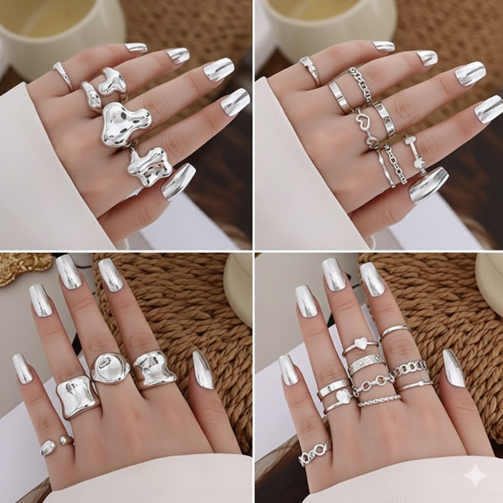 137 Pieces Gold Jewelry Set for Women, 12 Necklace, 14 Bracelet, 21 Earrings, 24 Knuckle Rings, 66 Hair Accessory Gold Plated Jewelry Set for Women Gift