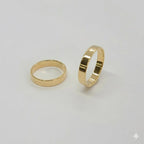 (1-3074) Gold Laminate - Classic Band Ring - BGF