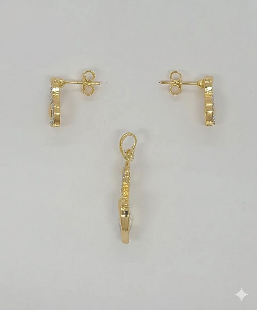 (1-6128) Laminado dorado - Juego Infinity Dolphins - BGF