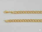 (1-1804) Gold Laminate - 7mm Curb Link Chain - BGF
