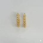 (1-2978) Laminado dorado - Aros retorcidos - BGF