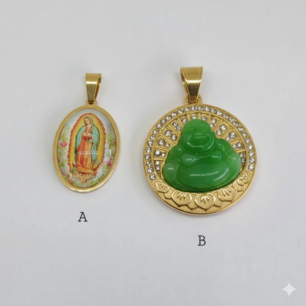 (4-2005) Acero inoxidable - Colgantes de medalla.