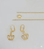 (1-6114) Laminado dorado - Juego de coronas - BGO