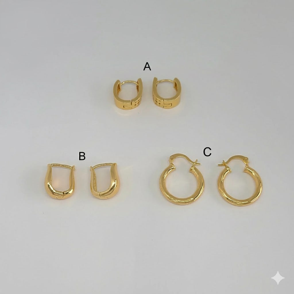 (1-2517-1) Aros Laminado Oro - BGO