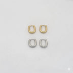 (4-2112) Stainless Steel - Plain Square Hoops.