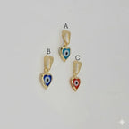 (1-2027) Laminado de oro - Colgantes de mal de ojo - BGF