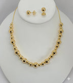 (1-6115-1) Laminado dorado - Juego de eslabones de bolas - BGO