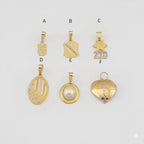 (1-2002) Colgantes de laminado dorado - BGF