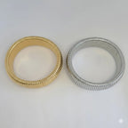 (MBRA-36) Pulsera de cadena Omega gruesa de acero inoxidable de 20 mm.