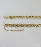 (4-7092) Collar Rolo de Perla de Acero Inoxidable de 7 mm - 16".