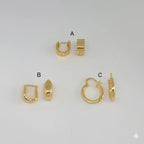 (1-2517-1) Aros Laminado Oro - BGO