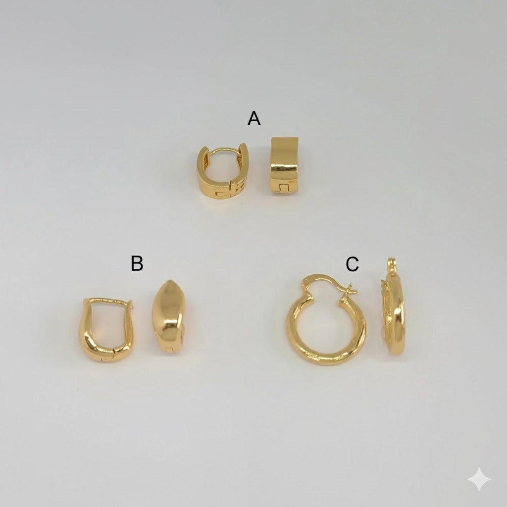 (1-2517-1) Aros Laminado Oro - BGO