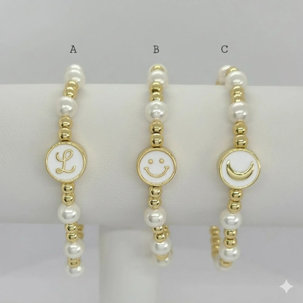 (MBRA-11-K) Stainless Steel - Balls Bracelet.