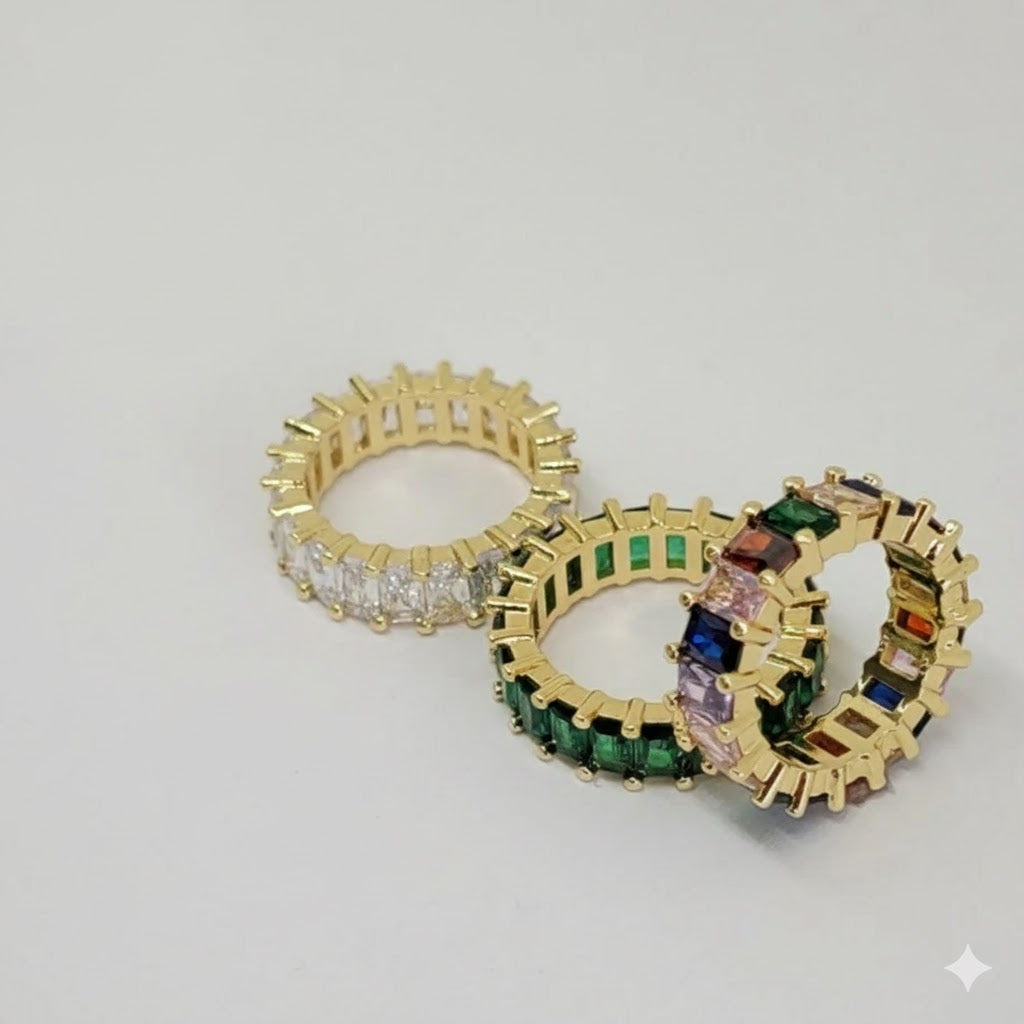 (1-3131) Gold Laminate - Eternity Ring - BGO