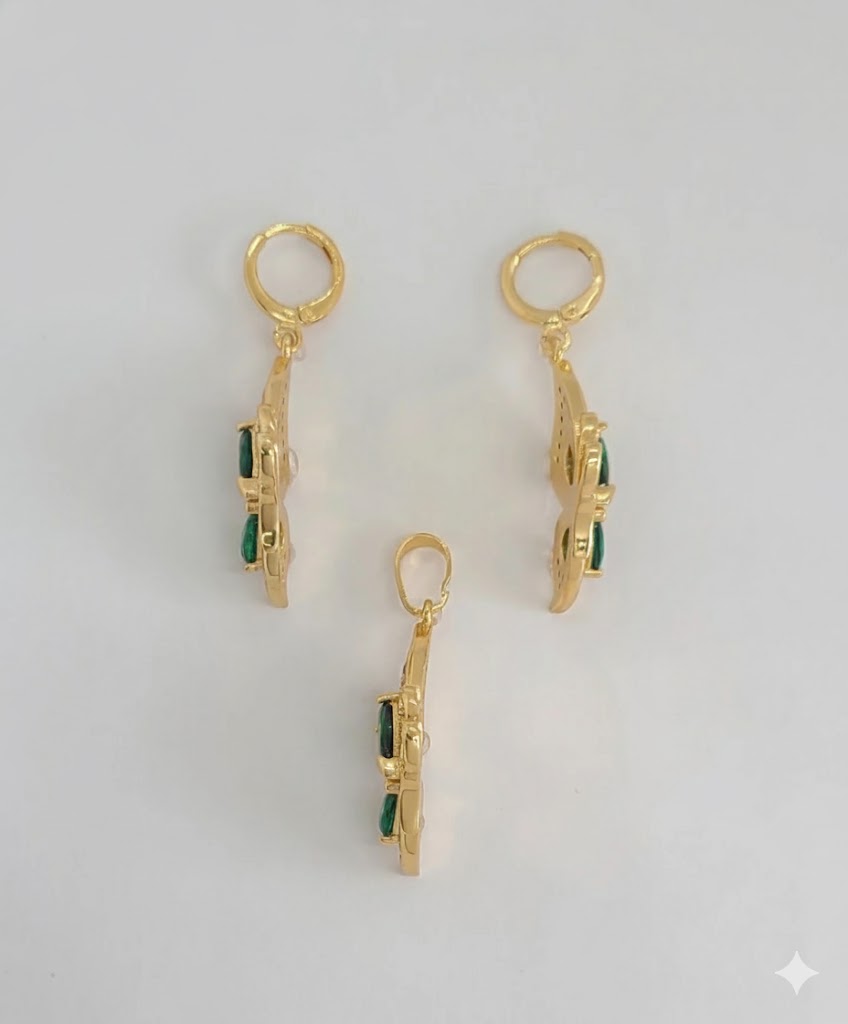 (1-6383) Laminado Dorado - Juego de Mariposas - BGO