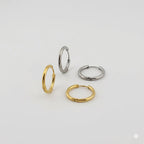 (4-2168) Stainless Steel - Plain Hoops.