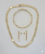 (1-6003) Laminado dorado - Juego de diseño plano - BGO