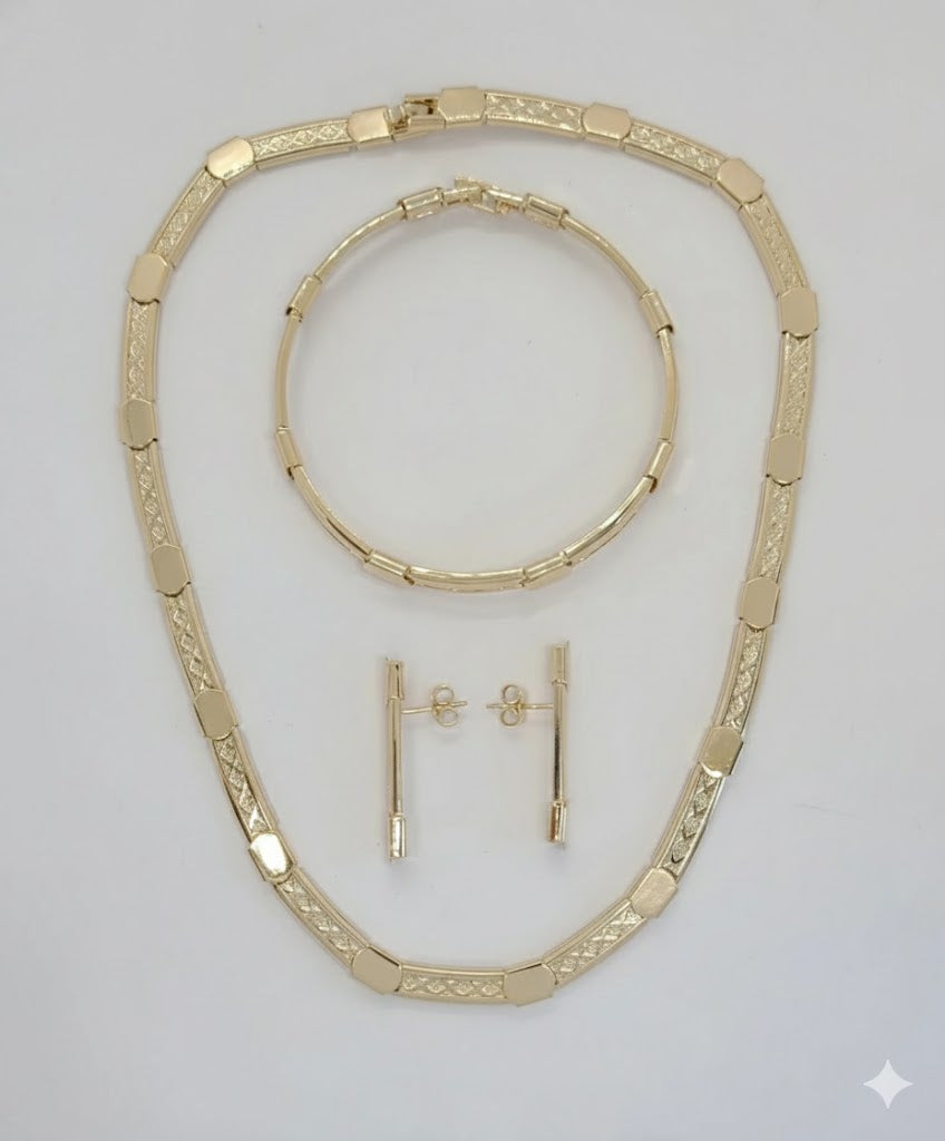 (1-6003) Laminado dorado - Juego de diseño plano - BGO