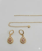 (1-6108) Laminado dorado - Juego de ojo azul - BGO