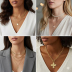 137 Pieces Gold Jewelry Set for Women, 12 Necklace, 14 Bracelet, 21 Earrings, 24 Knuckle Rings, 66 Hair Accessory Gold Plated Jewelry Set for Women Gift