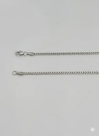 (4-3171-1S) Cadena de eslabones tipo bordillo de acero inoxidable de 3 mm.