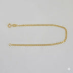 (1-0414) Pulsera de eslabones marineros de 2,5 mm laminados en oro - BGF