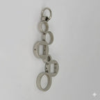 (4-2010 Acero inoxidable - Colgantes tallados.