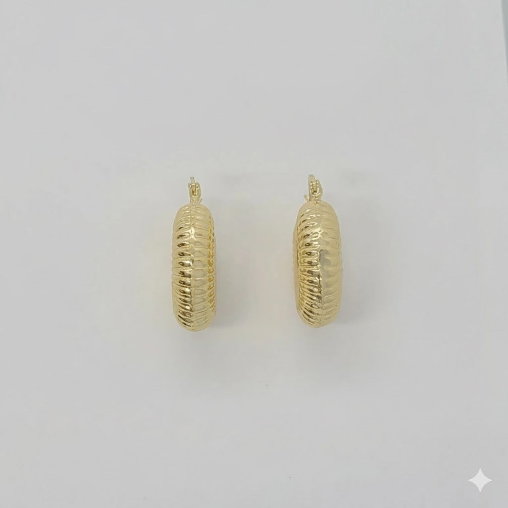 (4-2109) Stainless Steel - Chunky Hoops.