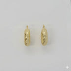 (4-2109) Stainless Steel - Chunky Hoops.