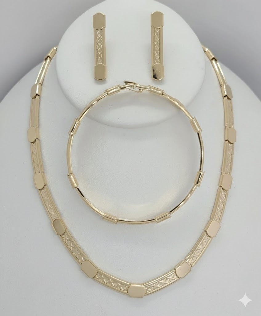 (1-6003) Laminado dorado - Juego de diseño plano - BGO