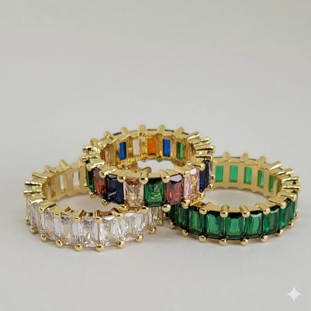 (1-3131) Gold Laminate - Eternity Ring - BGO