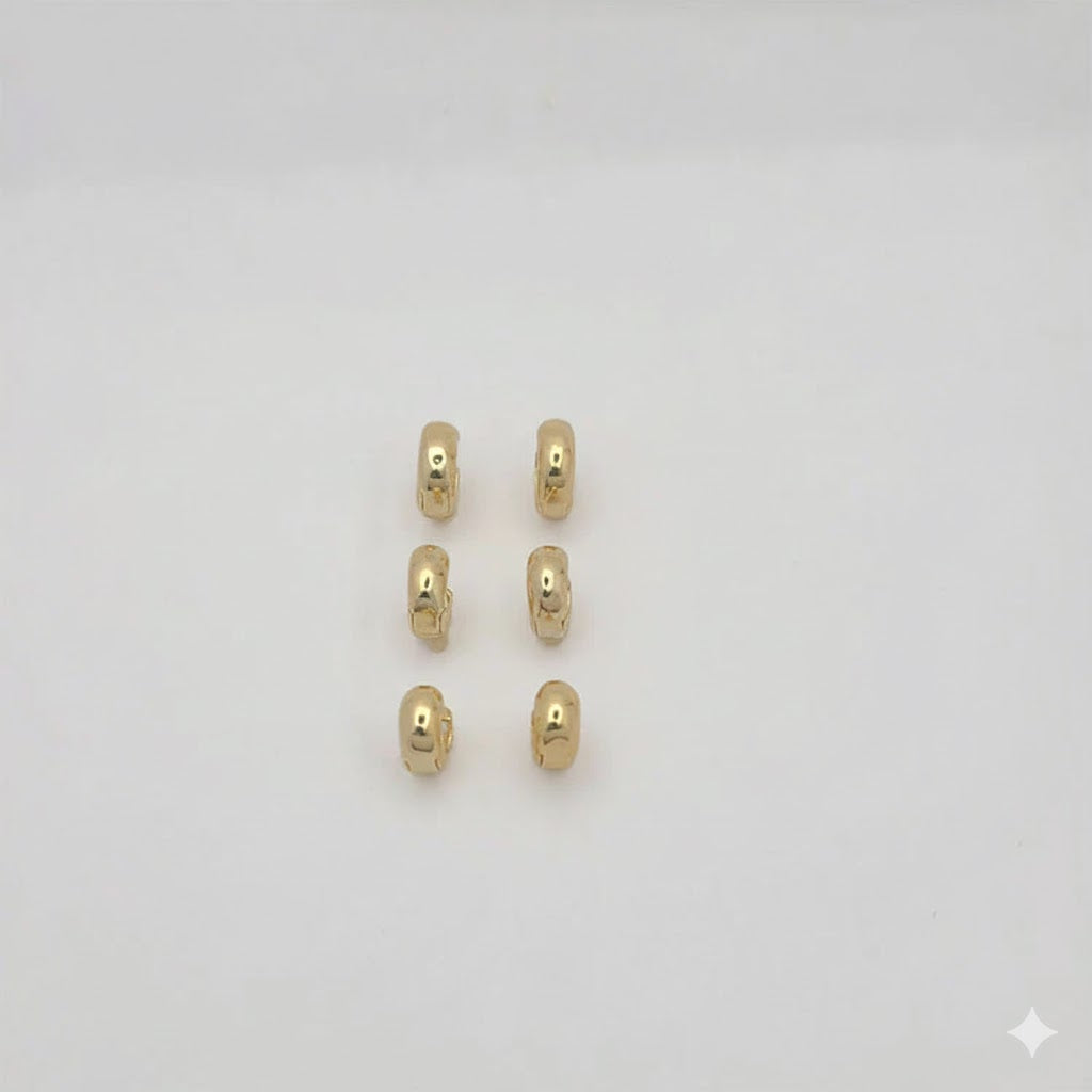 (1-2988) Gold Laminate - Trio Set Small Hoops - BGF