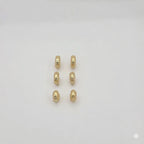 (1-2988) Gold Laminate - Trio Set Small Hoops - BGF