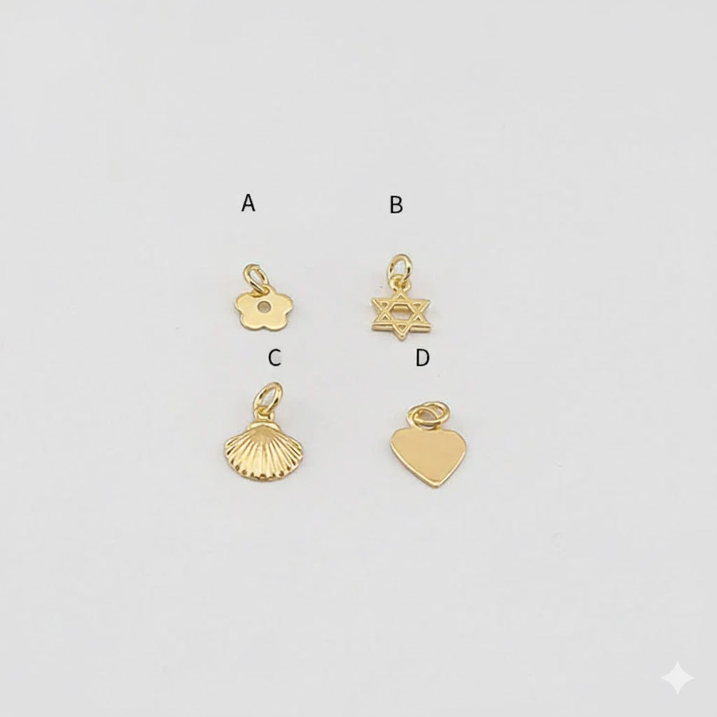 (1-2001) Laminado de oro - Colgantes pequeños - BGF