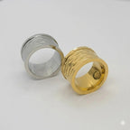 (4-0044) Stainless Steel - Chunky Ring.