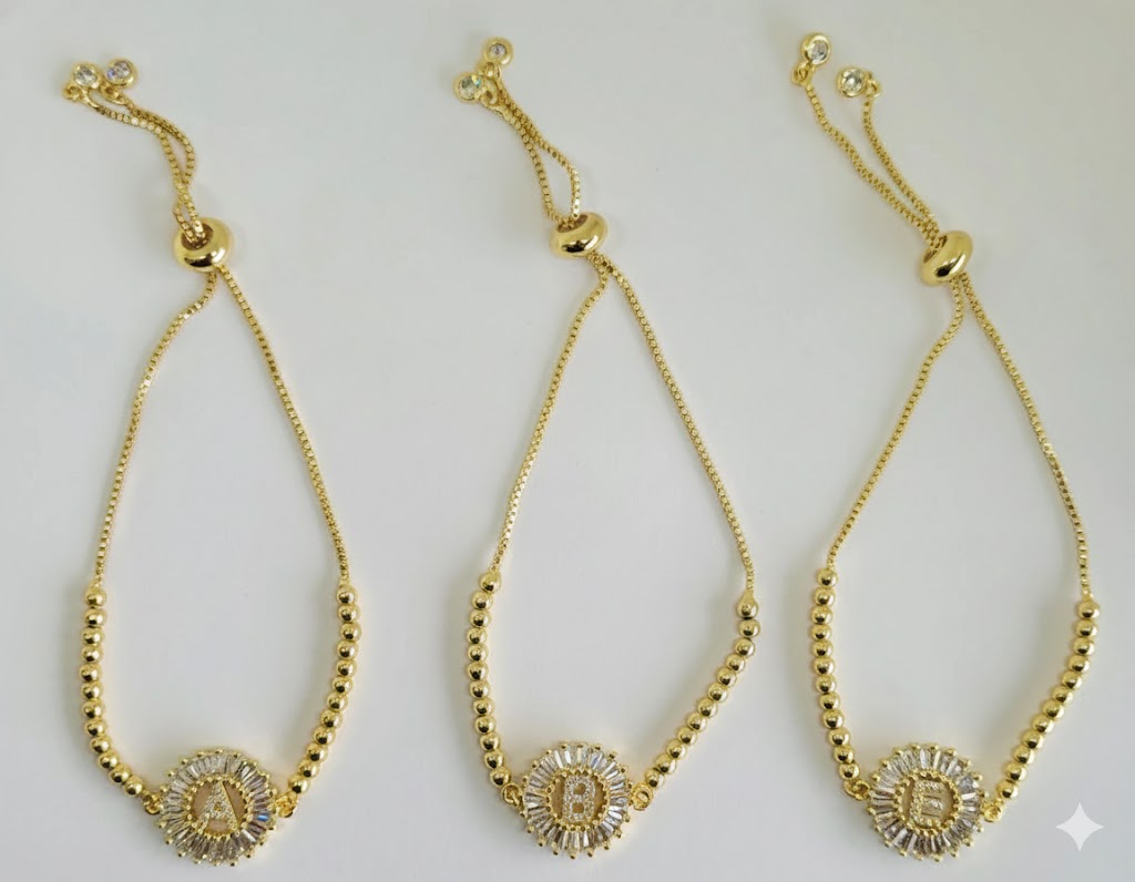 (1-60101) Laminado Dorado - Pulseras Ajustables - BGO