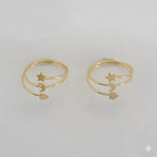 (1-3055) Laminado de oro - Triple anillo - BGF