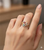 19713 LOVE MOON EYE RING