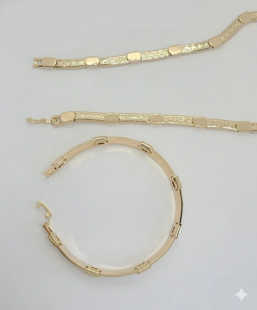 (1-6003) Laminado dorado - Juego de diseño plano - BGO