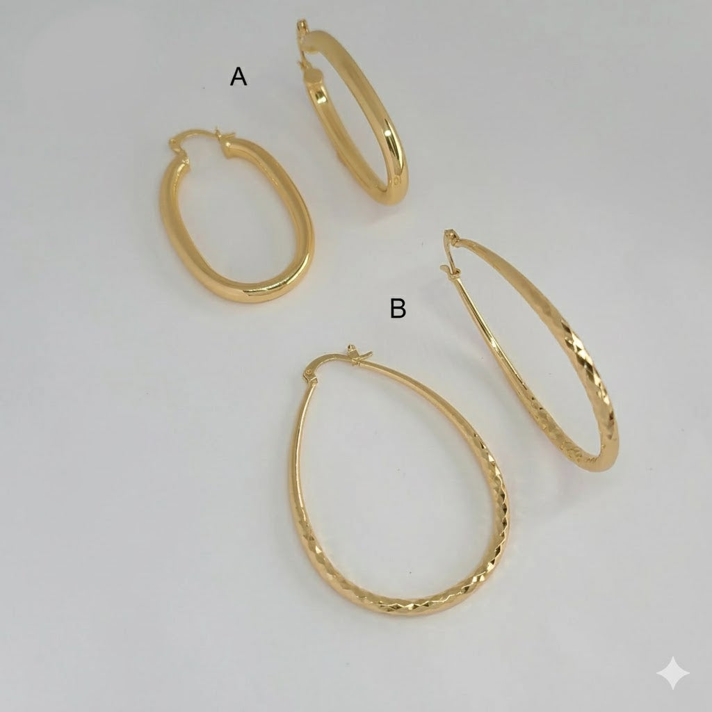 (1-2612-1) Aros Laminado Oro - BGO