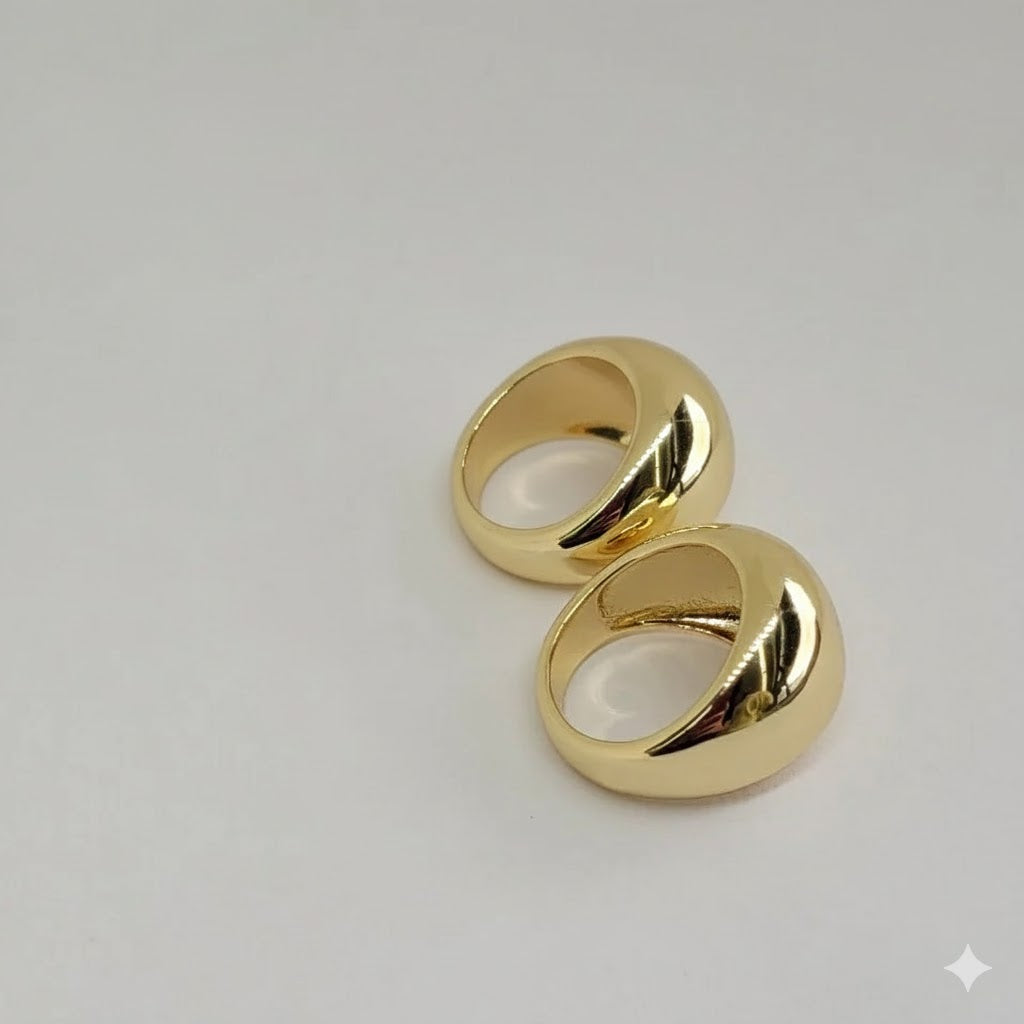 (1-3103) Gold Laminate - Dome Ring - BGO