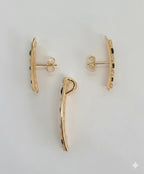 (1-6362) Laminado de oro - Juego de circón - BGO